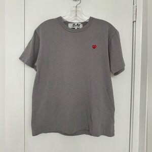 COMME des Garçons PLAY, Stylish Grey Tee